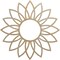 Ekena Millwork Daisy Wood Fretwork Pierced Ceiling Medallion, Birch, 32"OD x 11 1/8"ID x 3/8"T CMWP32X32X0375DABI - alternate 1